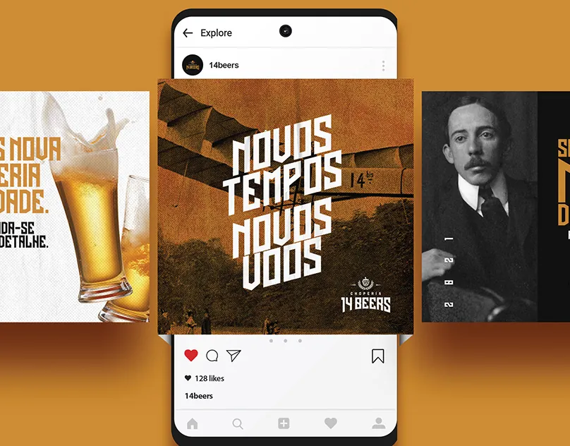 Branding da 14 Beers Choperia