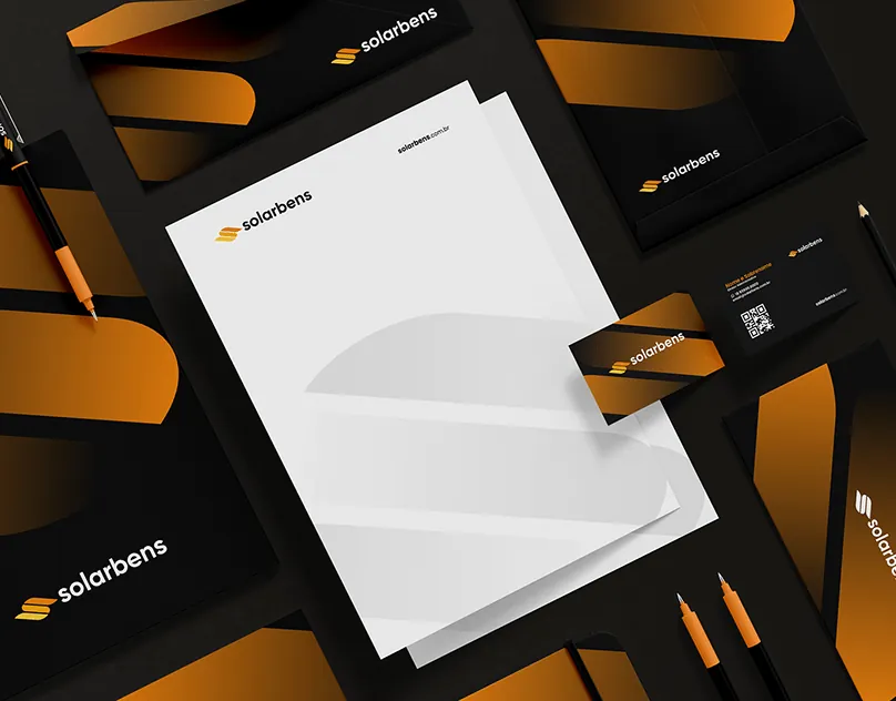 Branding da Solar Bens, empresa de energia fotovoltaica